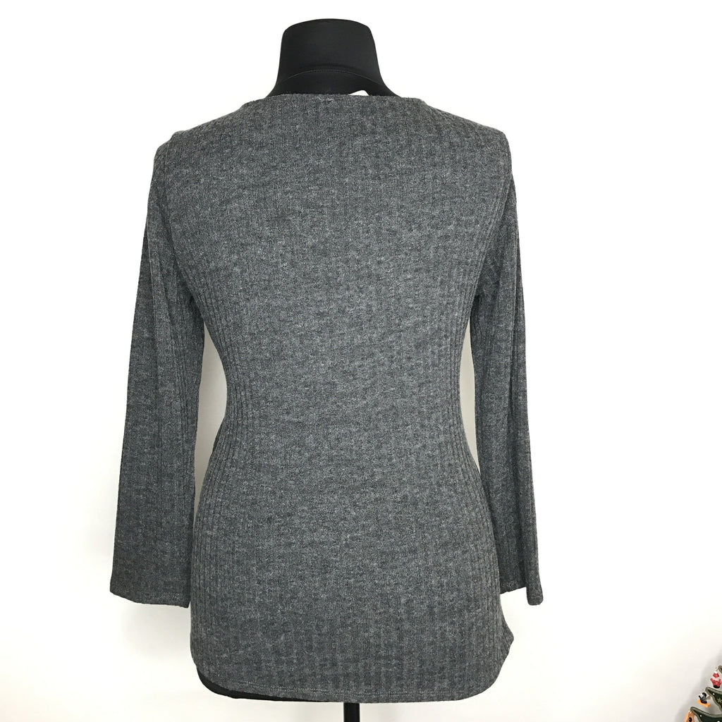Plus Size Drape Front Sweater